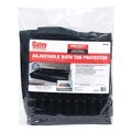 Oatey 16 x 40 x 60 in. Rectangular Adjustable Bath Tub Protector, Black OA5073